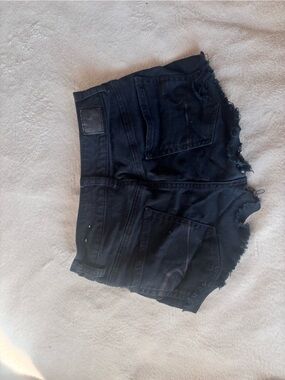 American Eagle Outfitters -  Black Denim Shorts - Stretch - 0